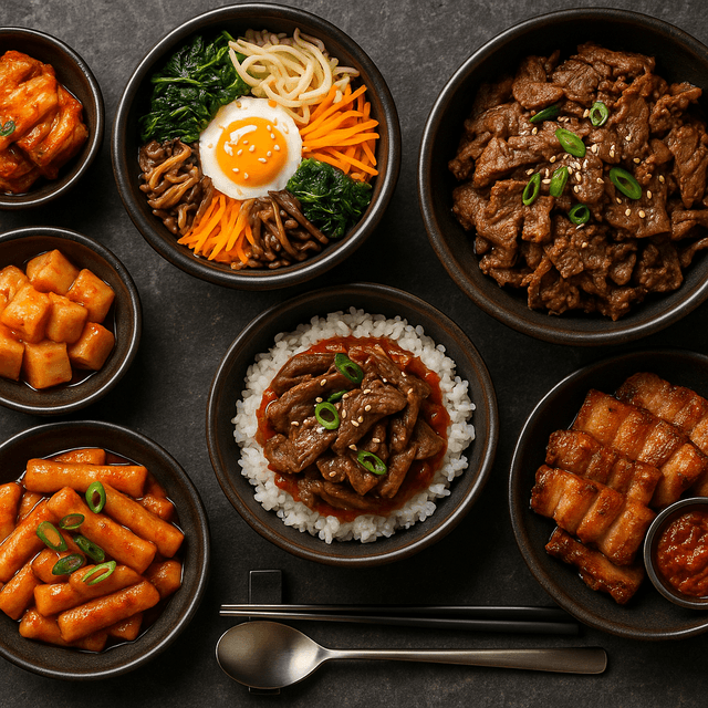 한국 음식 마스터