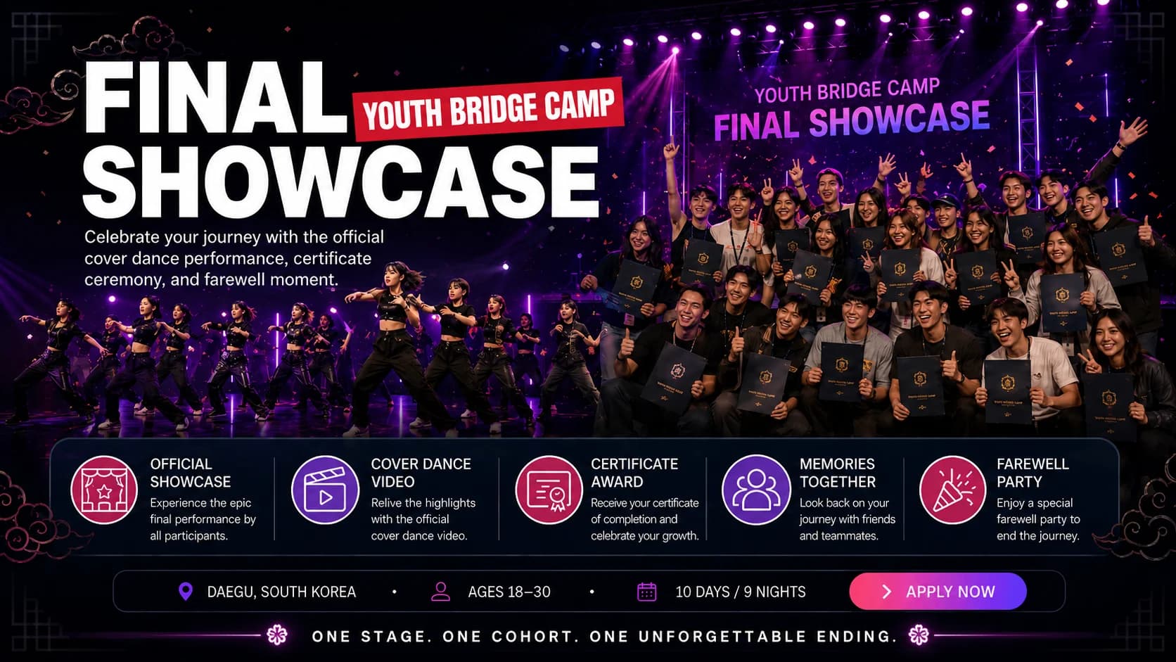 K-DANCE Youth Bridge Global Cohort: 2 Weeks in Korea