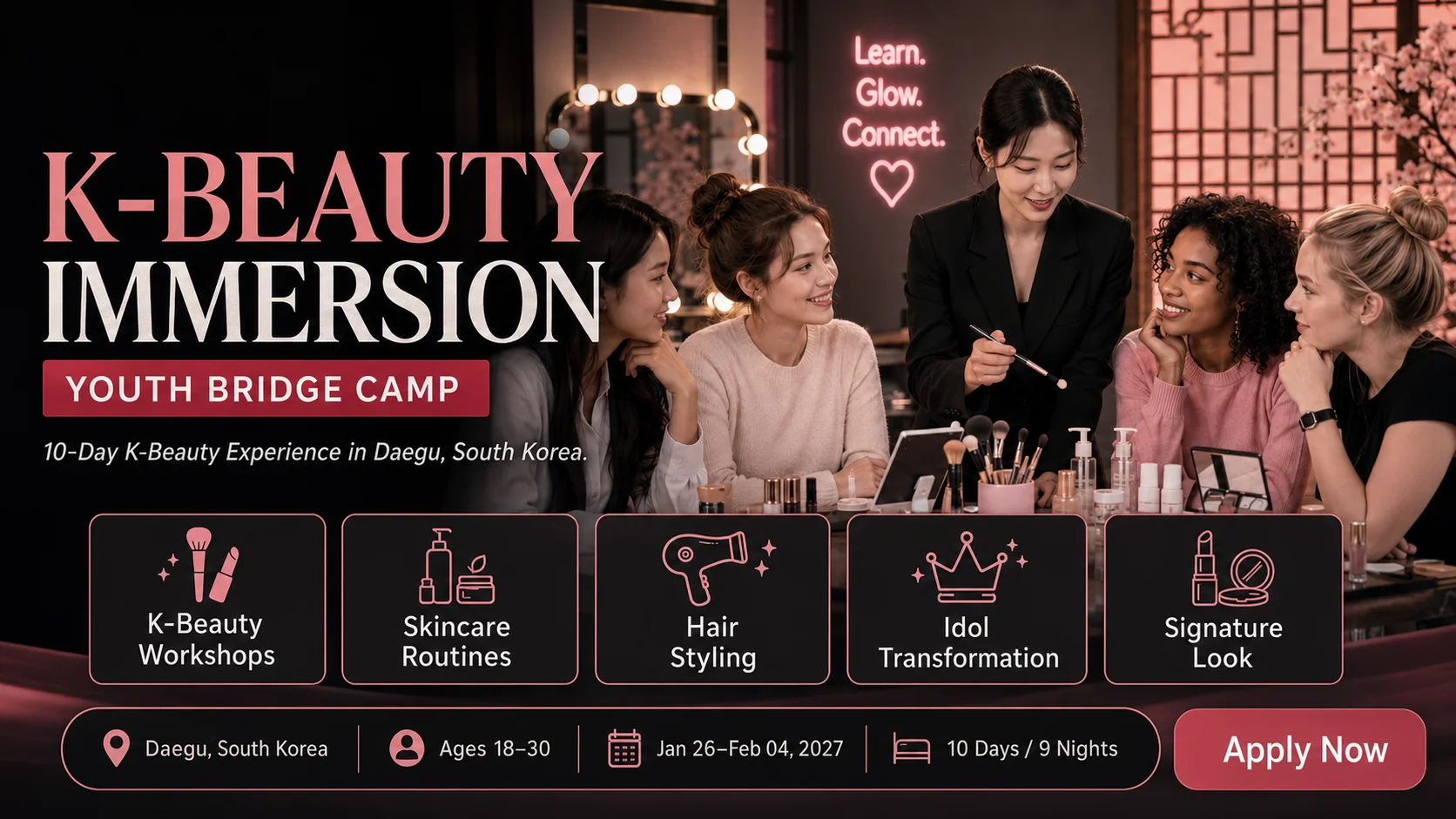 K-BEAUTY Youth Bridge Global Cohort: 2 Weeks in Korea
