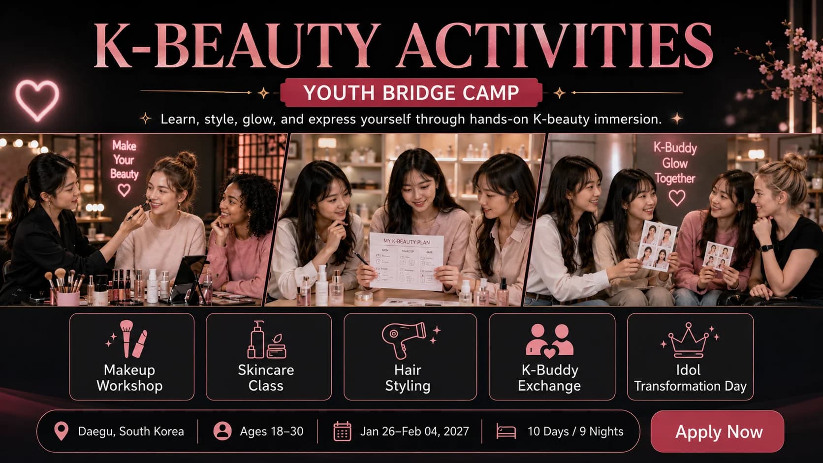 K-BEAUTY Youth Bridge Global Cohort: 2 Weeks in Korea