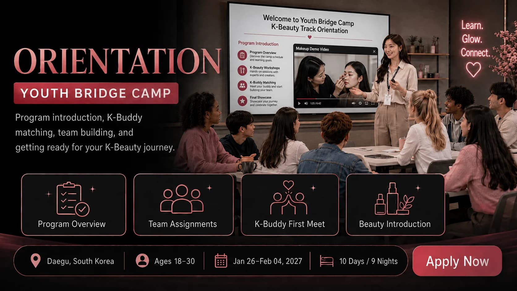 K-BEAUTY Youth Bridge Global Cohort: 2 Weeks in Korea