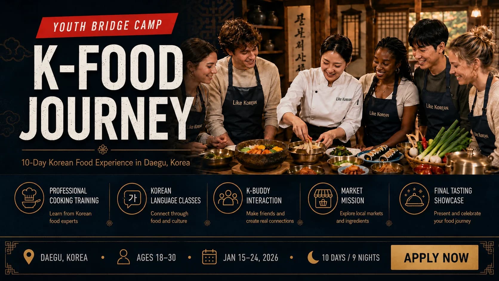 K-FOOD Youth Bridge Global Cohort: 2 Weeks in Korea
