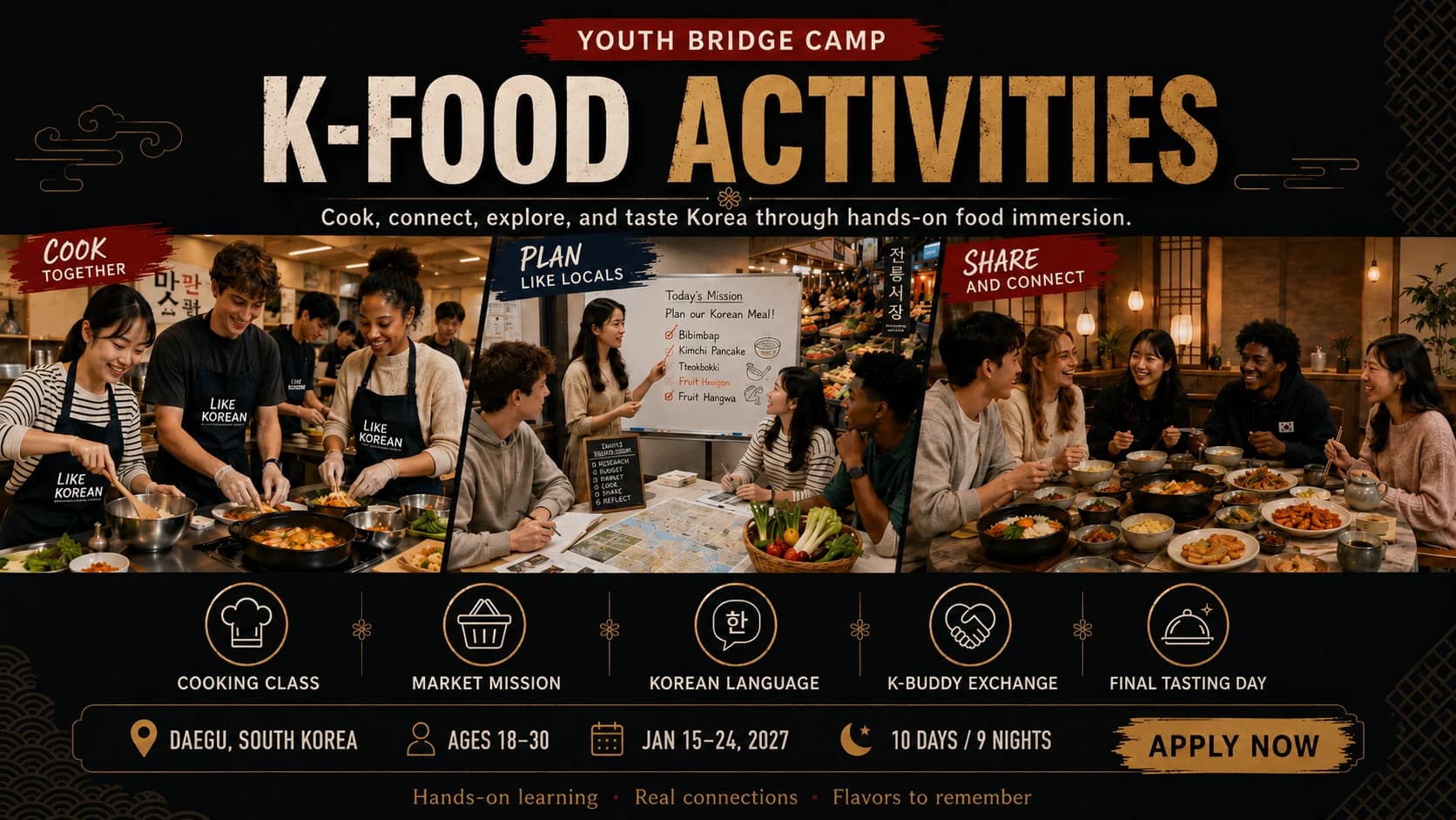 K-FOOD Youth Bridge Global Cohort: 2 Weeks in Korea